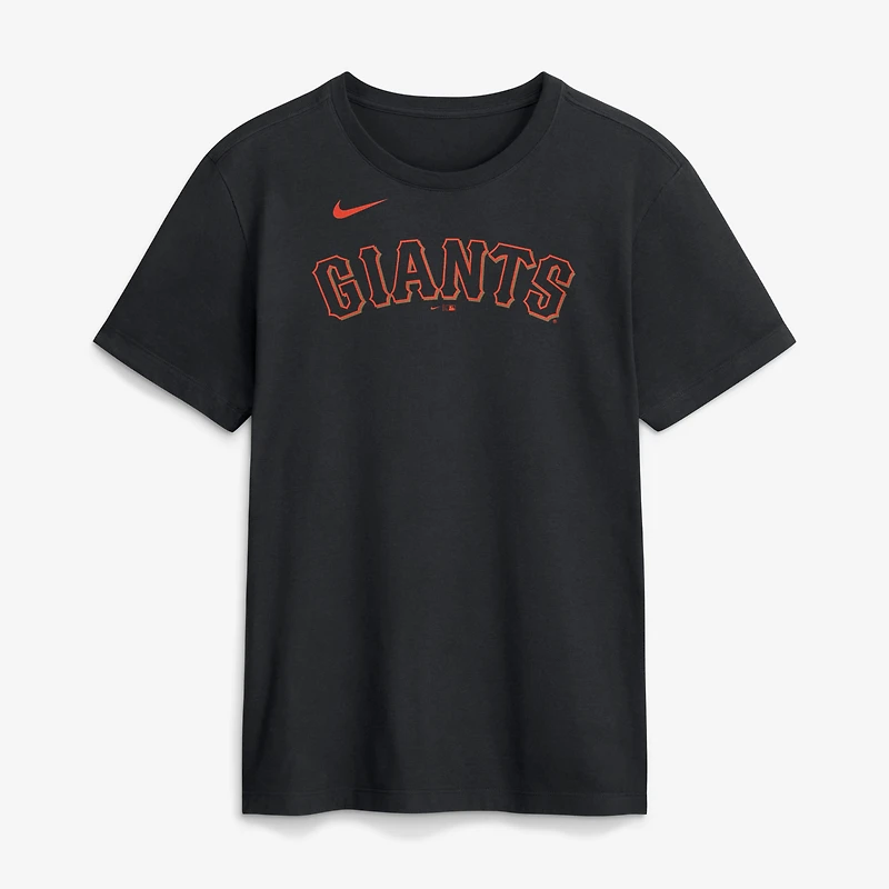 Men's Nike Bryce Eldridge Black San Francisco Giants Home Name & Number T-Shirt