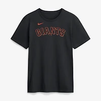 Men's Nike Bryce Eldridge Black San Francisco Giants Home Name & Number T-Shirt