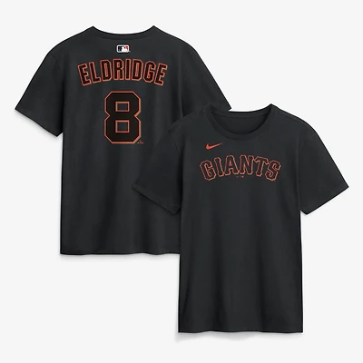 Men's Nike Bryce Eldridge Black San Francisco Giants Home Name & Number T-Shirt