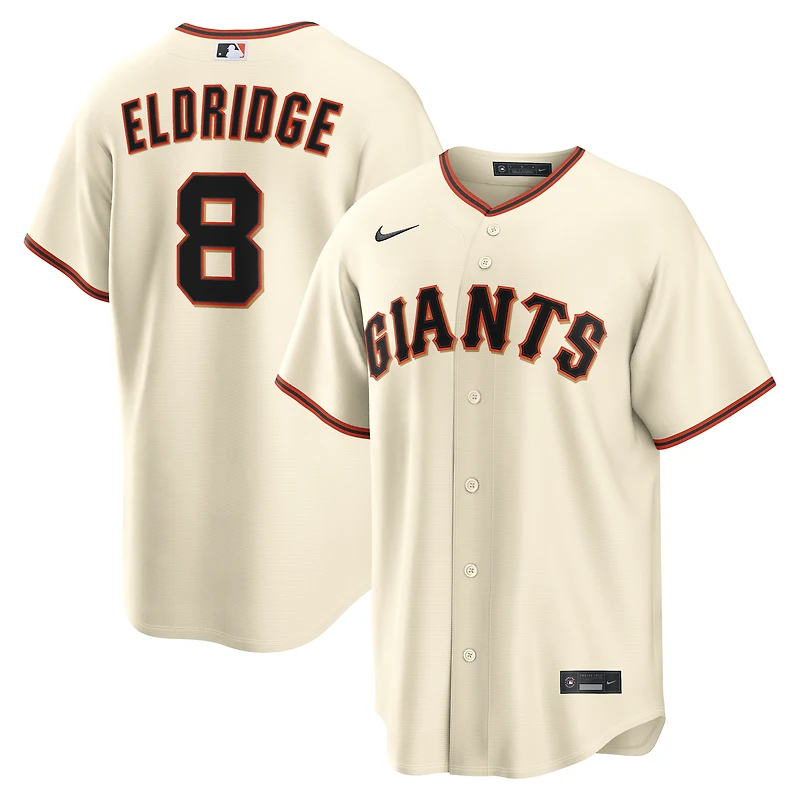 Men's Nike Bryce Eldridge Cream San Francisco Giants Home Replica Jersey