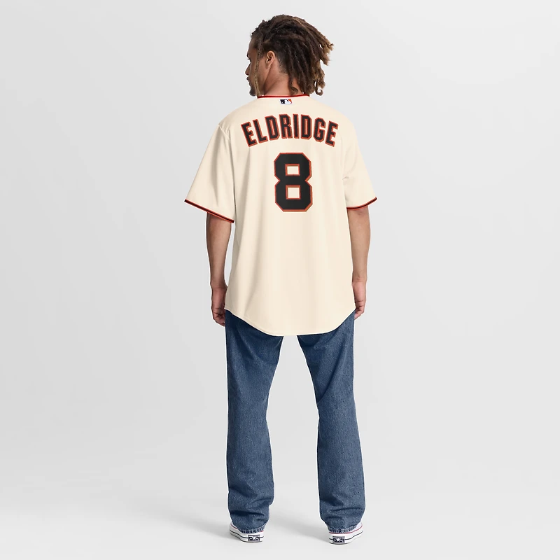 Men's Nike Bryce Eldridge Cream San Francisco Giants Home Replica Jersey