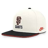 Casquette Nike Pro Dri-FIT Cooperstown pour homme, crème/noire, San Francisco Giants