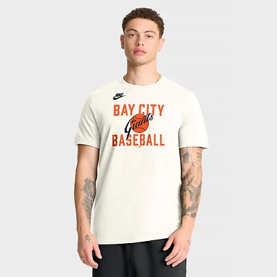 Men's Nike Cream San Francisco Giants Cooperstown Collection ‘70s Inspired T-Shirt