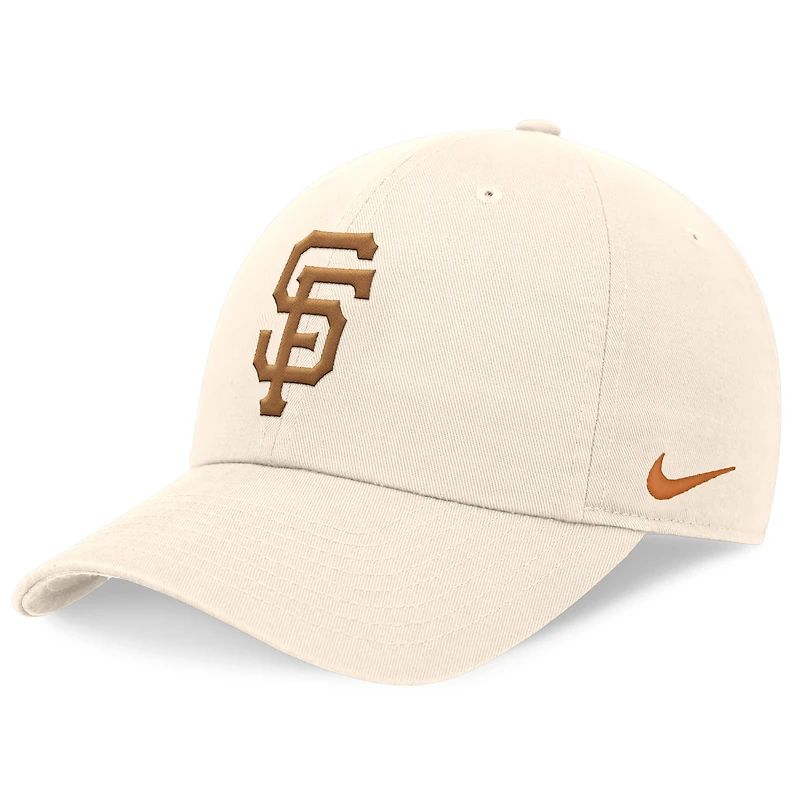 Casquette ajustable Nike Dunk Club crème pour homme, San Francisco Giants