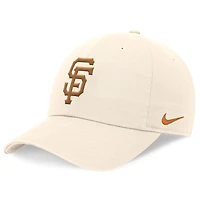 Casquette ajustable Nike Dunk Club crème pour homme, San Francisco Giants