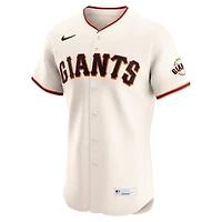 Maillot Nike crème domicile Elite des Giants de San Francisco pour homme
