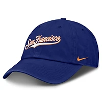 Casquette ajustable Nike Deep Royal San Francisco Giants pour homme
