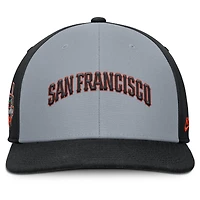 Men's Nike Gray/Black San Francisco Giants Pro Performance Snapback Hat