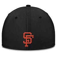 Men's Nike /Black San Francisco Giants Rise Swoosh Performance Flex Hat