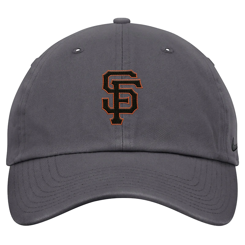 Men's Nike Gray San Francisco Giants Club Adjustable Hat