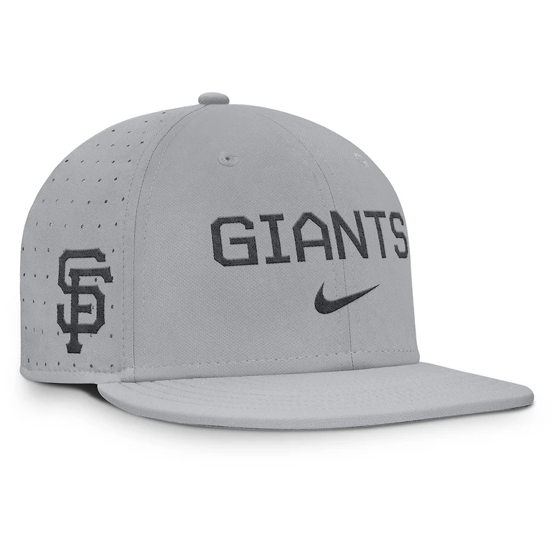 Casquette ajustée Nike True Performance grise des Giants de San Francisco pour homme