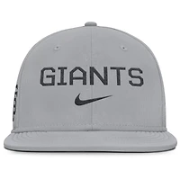 Casquette ajustée Nike True Performance grise des Giants de San Francisco pour homme