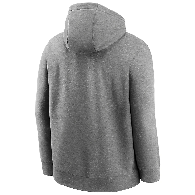 Sweat à capuche Nike City Connect Club 2025 pour homme, couleur charbon chiné, des Giants de San Francisco