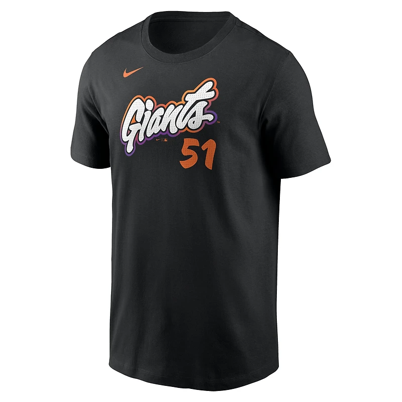 Men's Nike Jung Hoo Lee Anthracite San Francisco Giants 2025 City Connect Fuse Name & Number T-Shirt