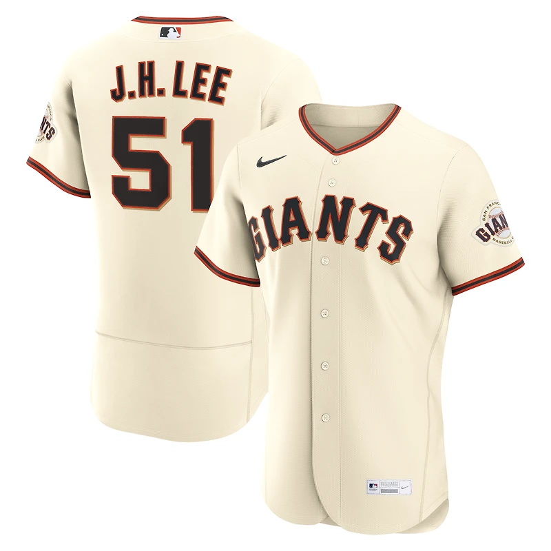 Men's Nike Jung Hoo Lee Cream San Francisco Giants Home Authentic Jersey