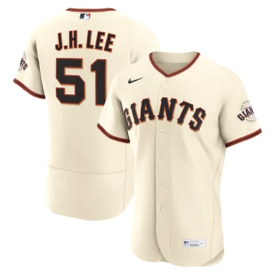 Men's Nike Jung Hoo Lee Cream San Francisco Giants Home Authentic Jersey