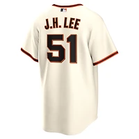 Maillot Nike Jung Hoo Lee pour homme, crème, réplique à domicile des Giants de San Francisco