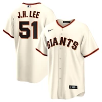 Maillot Nike Jung Hoo Lee pour homme, crème, réplique à domicile des Giants de San Francisco
