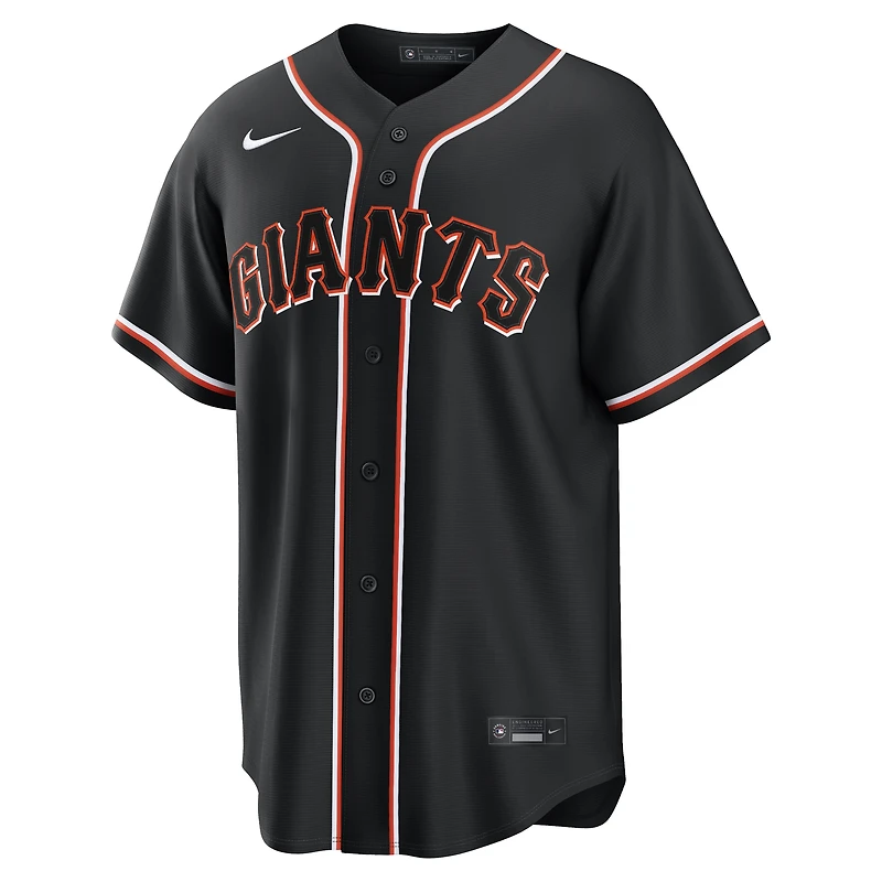 Maillot Nike Jung Hoo Lee des Giants de San Francisco, réplique mode noire pour homme