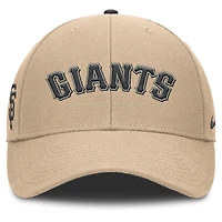 Casquette ajustable Nike kaki San Francisco Giants Rise pour homme