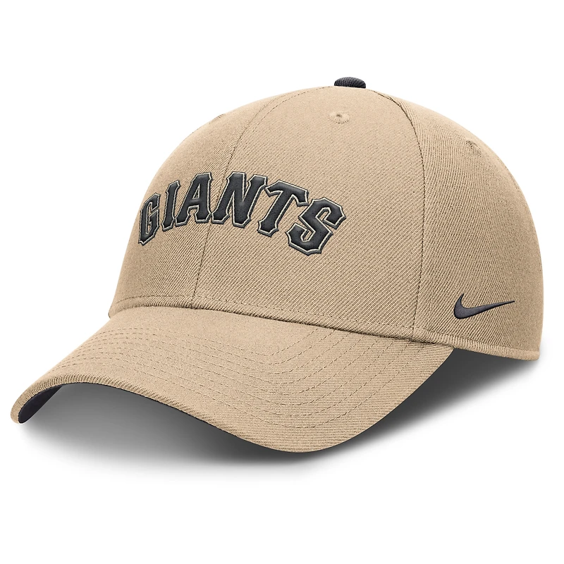 Casquette ajustable Nike kaki San Francisco Giants Rise pour homme