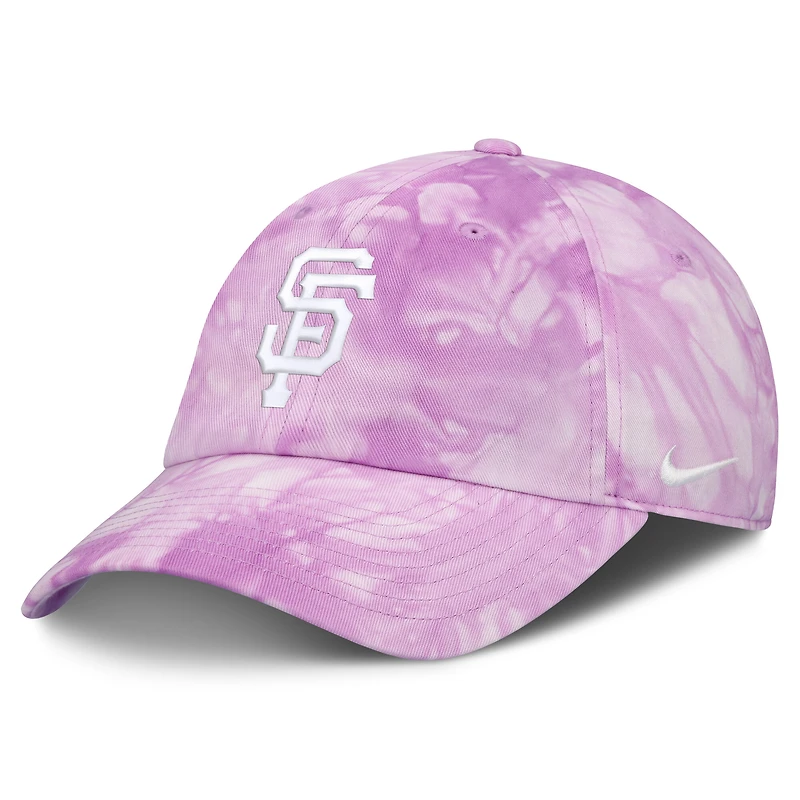Casquette ajustable Nike rose clair pour homme, édition spéciale Fête des Mères Giants de San Francisco