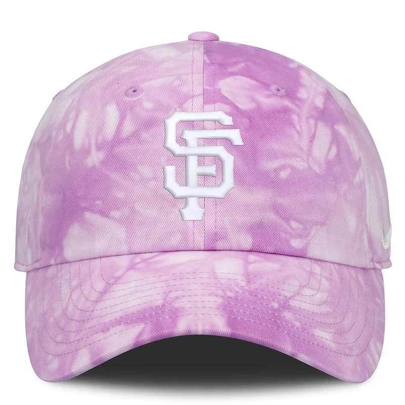 Casquette ajustable Nike rose clair pour homme, édition spéciale Fête des Mères Giants de San Francisco