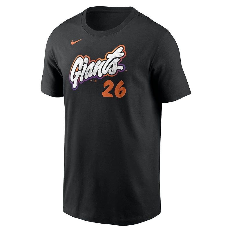 Men's Nike Matt Chapman Anthracite San Francisco Giants 2025 City Connect Fuse Name & Number T-Shirt