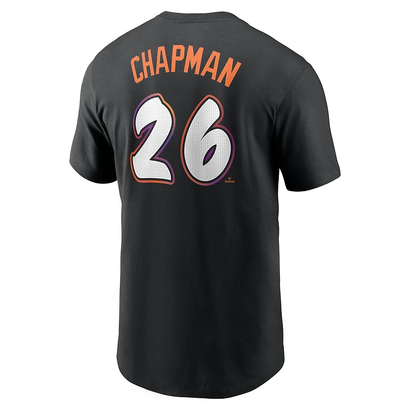Men's Nike Matt Chapman Anthracite San Francisco Giants 2025 City Connect Fuse Name & Number T-Shirt