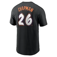 Men's Nike Matt Chapman Anthracite San Francisco Giants 2025 City Connect Fuse Name & Number T-Shirt