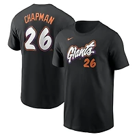 Men's Nike Matt Chapman Anthracite San Francisco Giants 2025 City Connect Fuse Name & Number T-Shirt