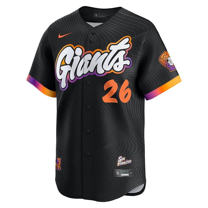 Men's Nike Matt Chapman Anthracite San Francisco Giants 2025 City Connect Limited Jersey