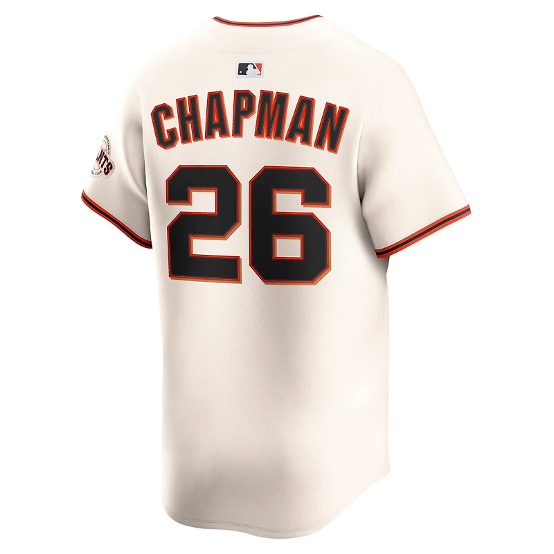 Men's Nike Matt Chapman Cream San Francisco Giants Home Limited Player Jersey