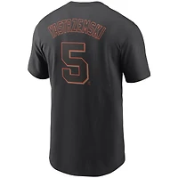 Men's Nike Mike Yastrzemski Black San Francisco Giants Name & Number T-Shirt