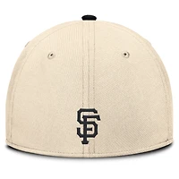 Men's Nike Natural/Black San Francisco Giants Statement Rise Performance Flex Hat