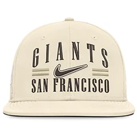 Men's Nike Natural San Francisco Giants True Dri-FIT AeroBill Fitted Hat