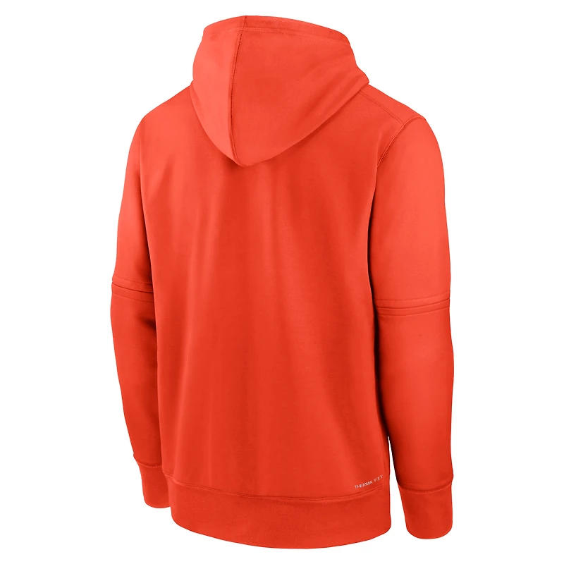Men's Nike Orange San Francisco Giants Authentic Collection Practice Performance Pullover Hoodie