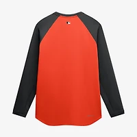 Sweat-shirt raglan Nike Dri-FIT Authentic Collection pour homme, orange, San Francisco Giants