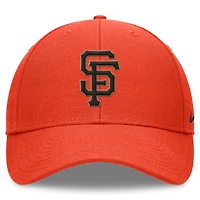 Casquette ajustable Nike Orange San Francisco Giants Club Performance pour homme