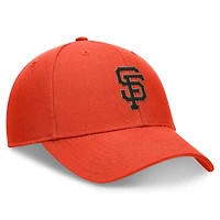Casquette ajustable Nike Orange San Francisco Giants Club Performance pour homme