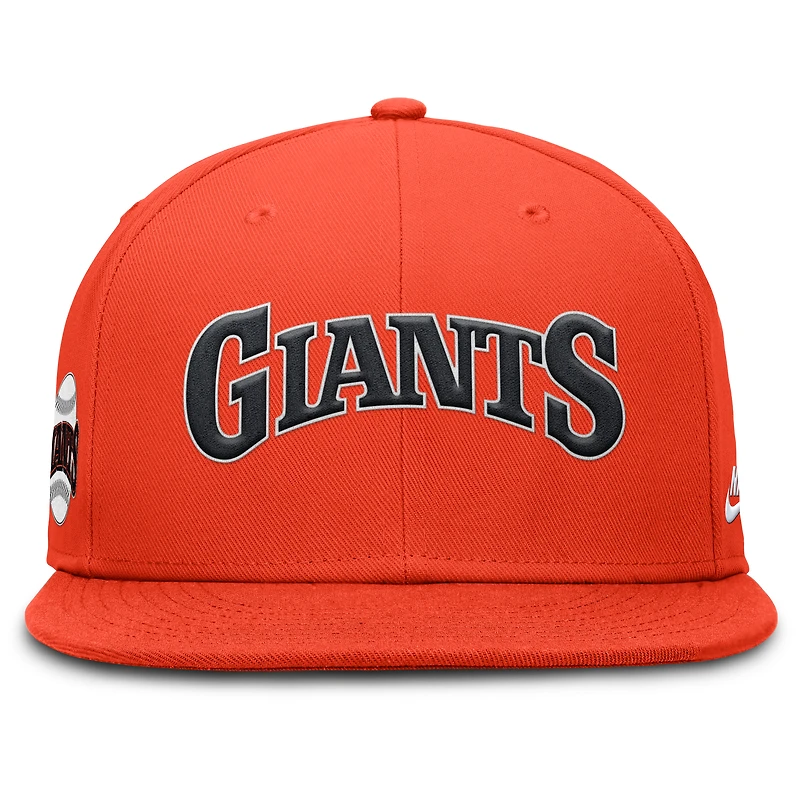 Men's Nike Orange San Francisco Giants Cooperstown True Performance Fitted Hat