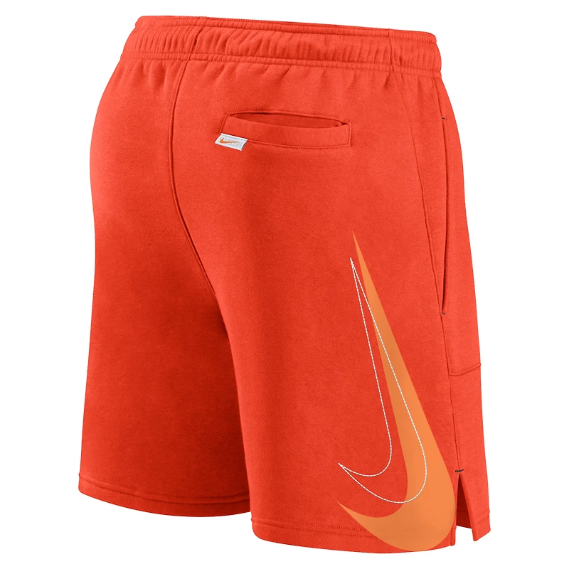 Short de jeu balle Nike San Francisco Giants Statement pour homme orange