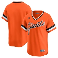 Maillot Nike orange rétro des Giants de San Francisco pour homme, collection limitée Cooperstown