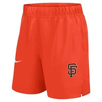 Short tissé Nike Victory Dri-FIT orange des Giants de San Francisco pour homme