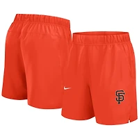 Short tissé Nike Victory Dri-FIT orange des Giants de San Francisco pour homme