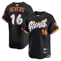 Maillot Nike Rafael Devers noir pour homme, édition limitée City Connect 2025 des Giants de San Francisco