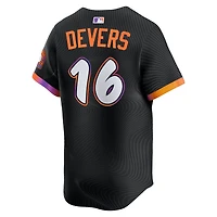 Maillot Nike Rafael Devers noir pour homme, édition limitée City Connect 2025 des Giants de San Francisco