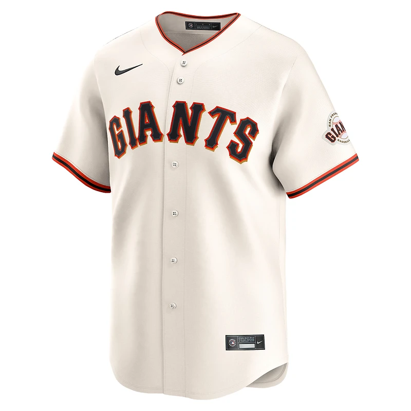 Maillot Nike Rafael Devers crème pour homme, édition limitée, domicile des Giants de San Francisco