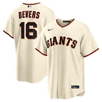 Men's Nike Rafael Devers Cream San Francisco Giants Home Replica Jersey
