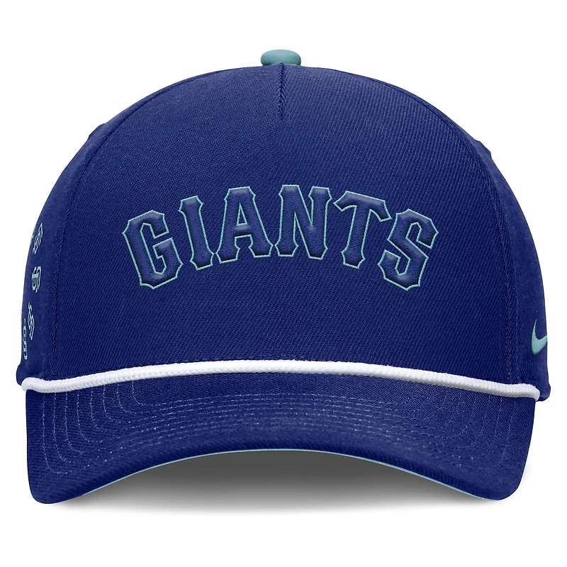 Casquette ajustable Nike Royal San Francisco Giants pour homme, motif Père's Day Rise